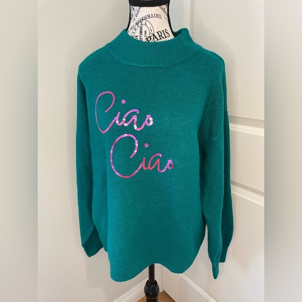 A New Day “Ciao Ciao” Sweater Size Large